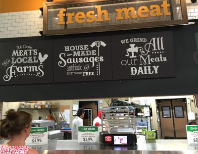 Meat Counter at River Valley Co-op