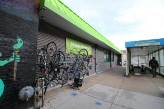 Dill Pickle L-Stop + Bike Parking