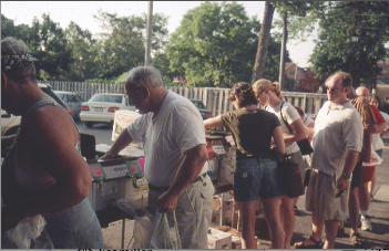 Genesee Valley Organics CSA member pickup